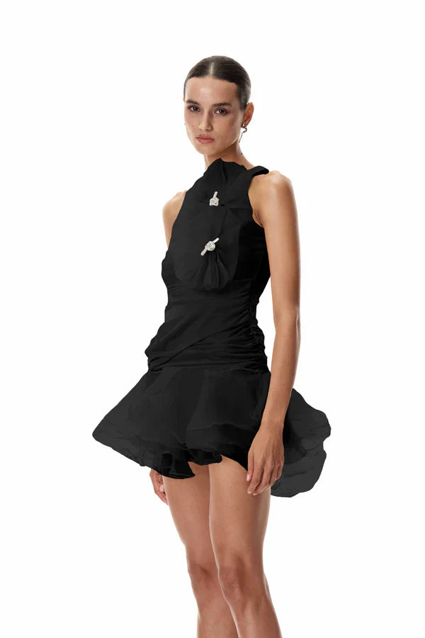 Ayleen | Mini Robe de Cocktail Sans Manches pour Femme