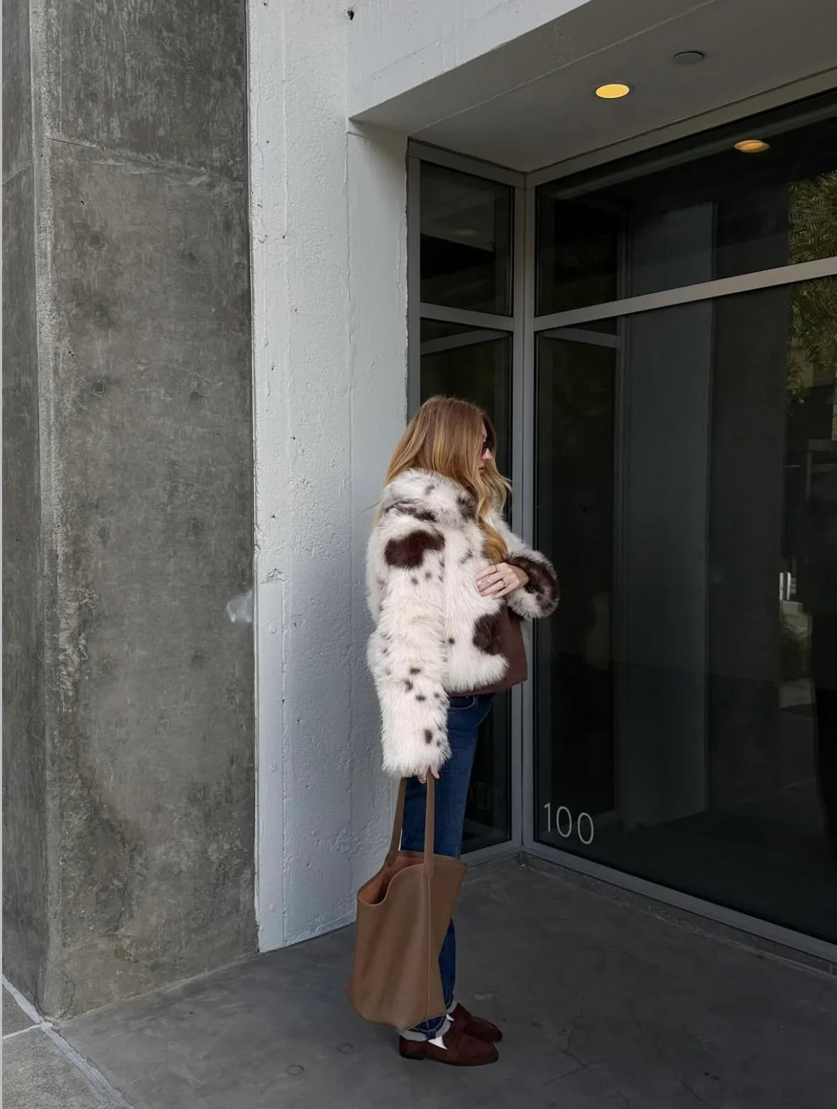 Cassidy | Veste Oversize en Fausse Fourrure pour Femme