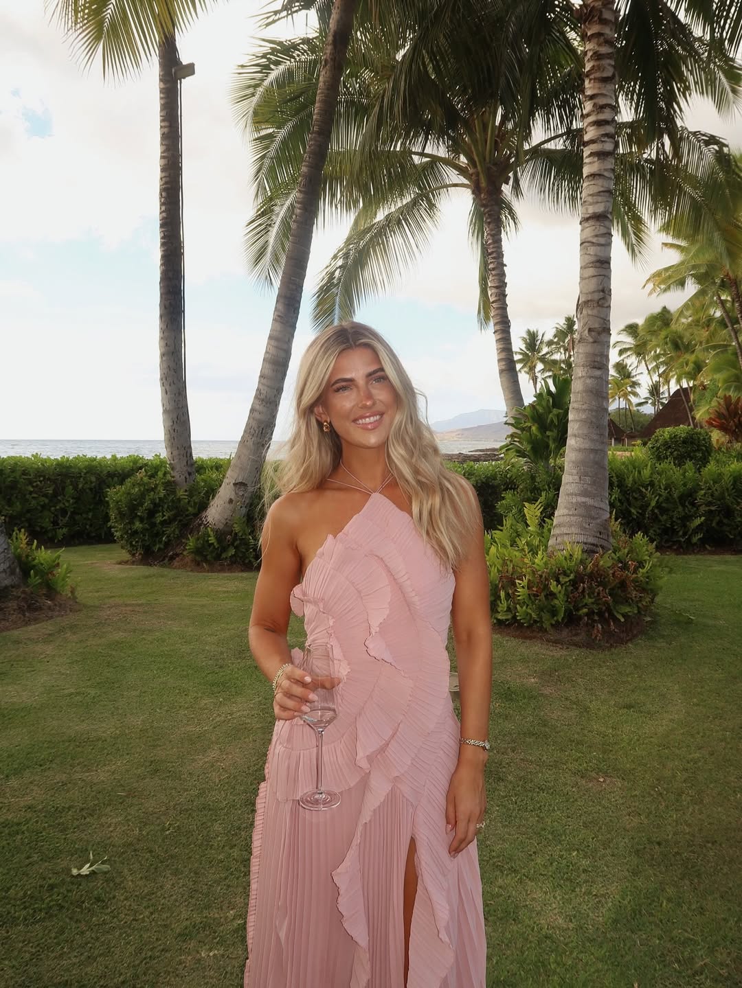 Eliza | Robe Longue D'Invitée de Mariage à Volants Plissés pour Femme