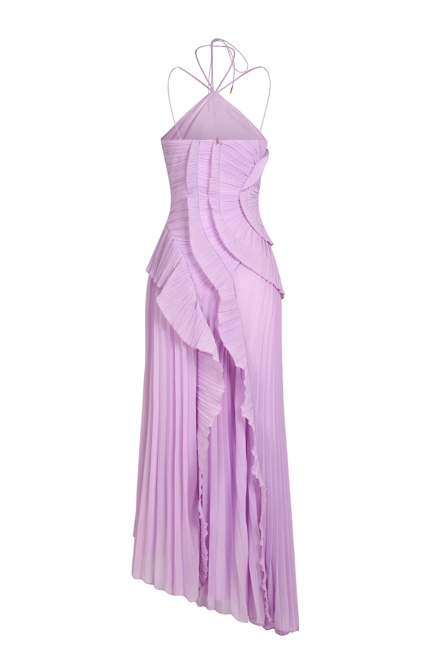 Eliza | Robe Longue D'Invitée de Mariage à Volants Plissés pour Femme