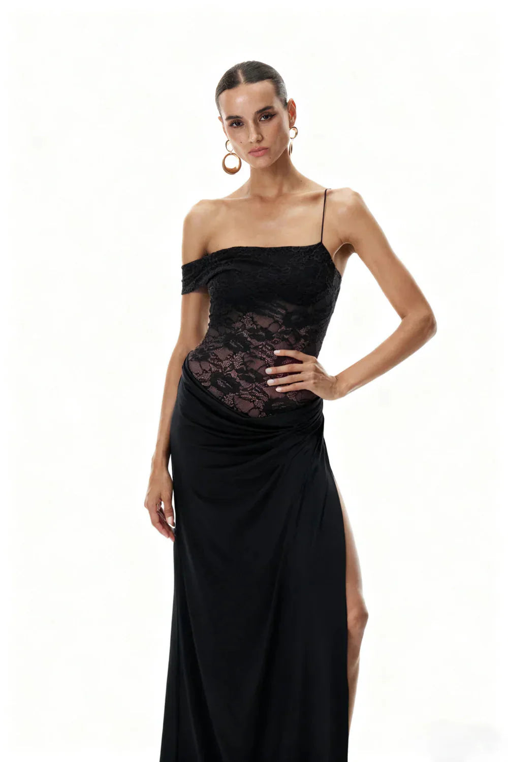 Emily | Robe D'Été Longue et Élégante en Dentelle pour Femme