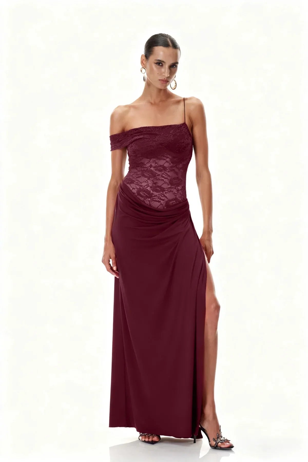 Emily | Robe D'Été Longue et Élégante en Dentelle pour Femme