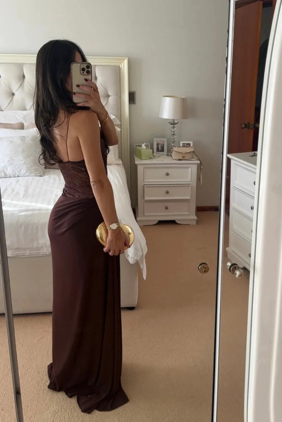 Emily | Robe D'Été Longue et Élégante en Dentelle pour Femme