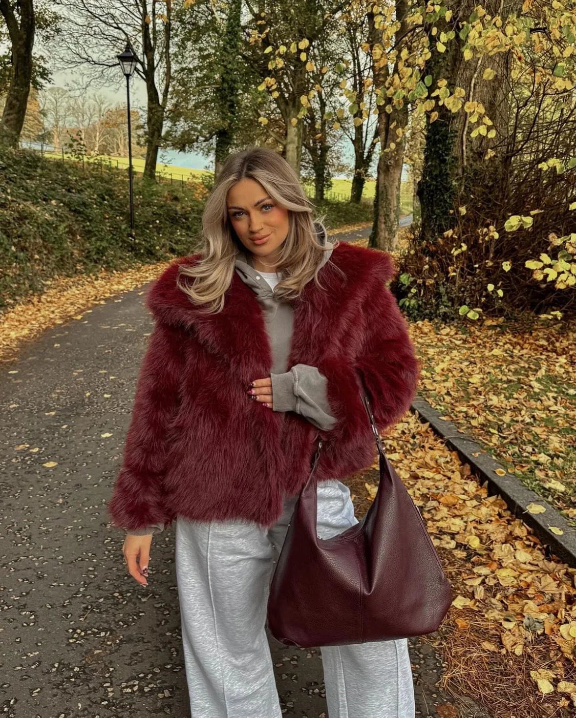 Emma | Manteau Oversize en Fausse Fourrure pour Femmes
