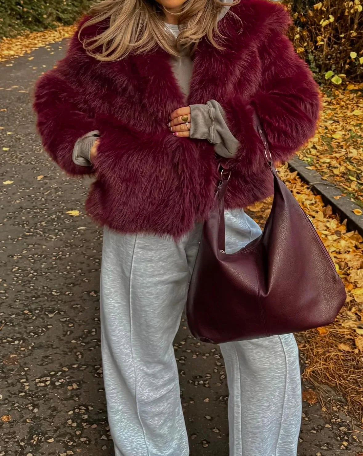Emma | Manteau Oversize en Fausse Fourrure pour Femmes