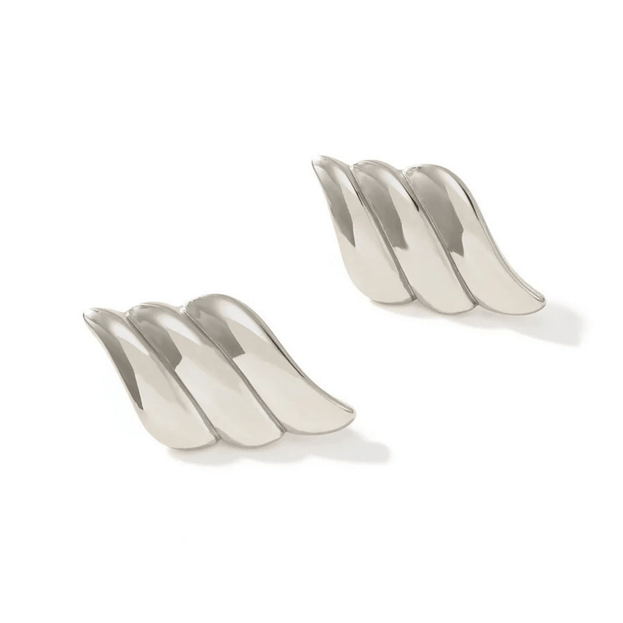 Isla | Boucles D'Oreilles Ailes à Trois Couches pour Femmes