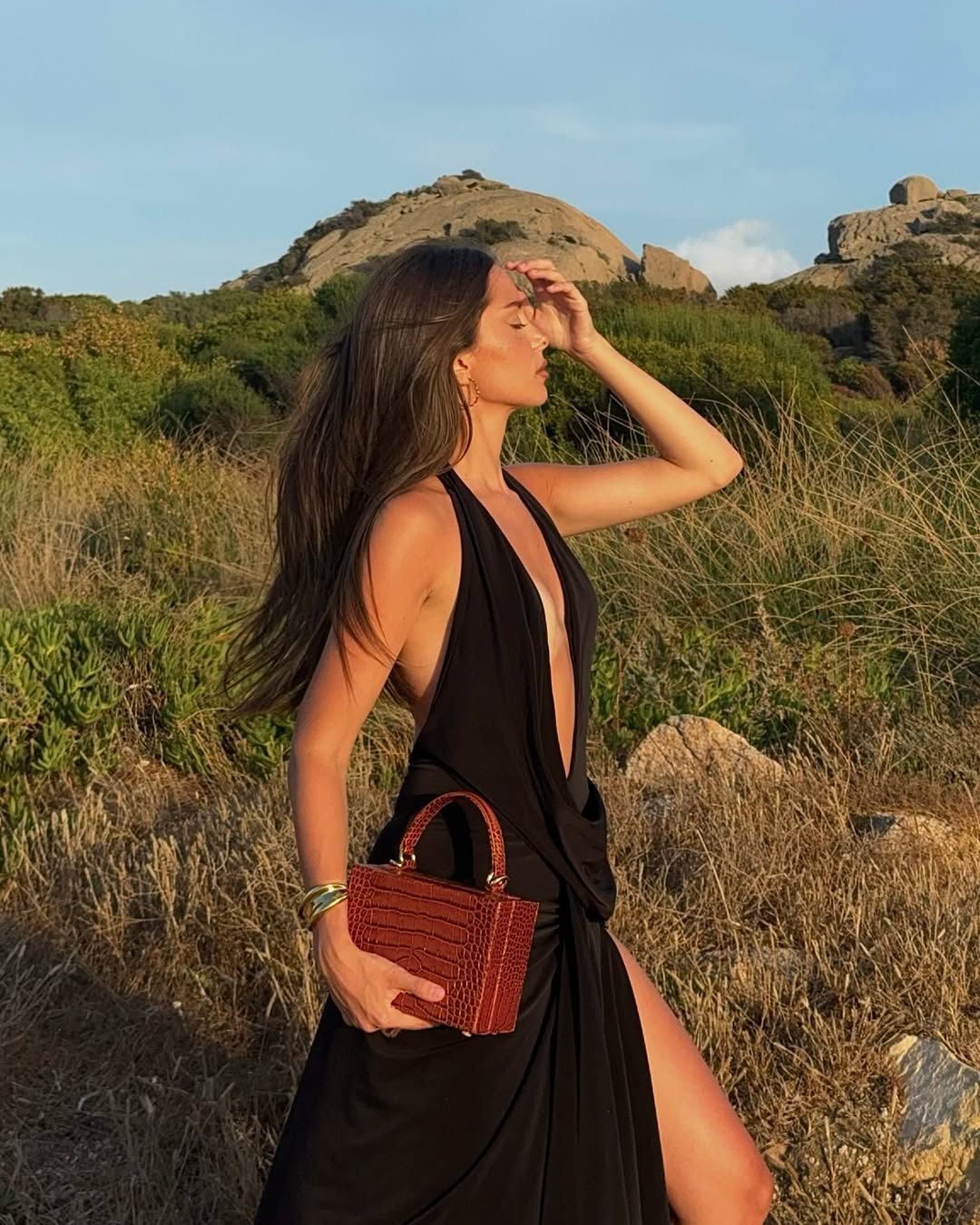 Lilith | Robe D'Été Maxi dos Nu à Licou pour Femme