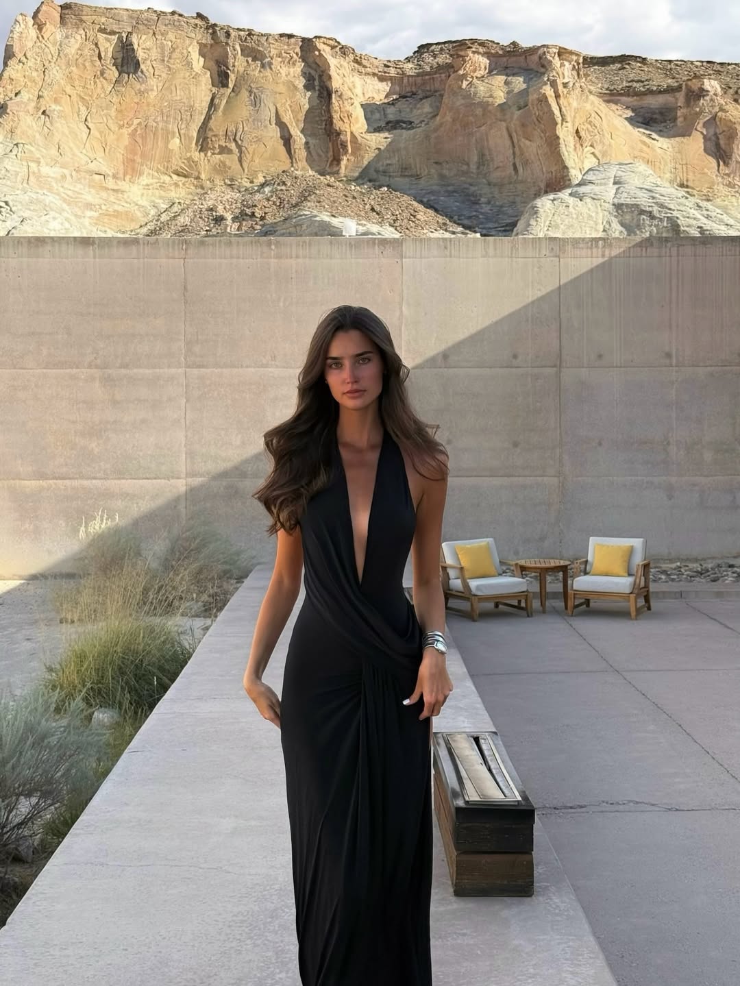 Lilith | Robe D'Été Maxi dos Nu à Licou pour Femme