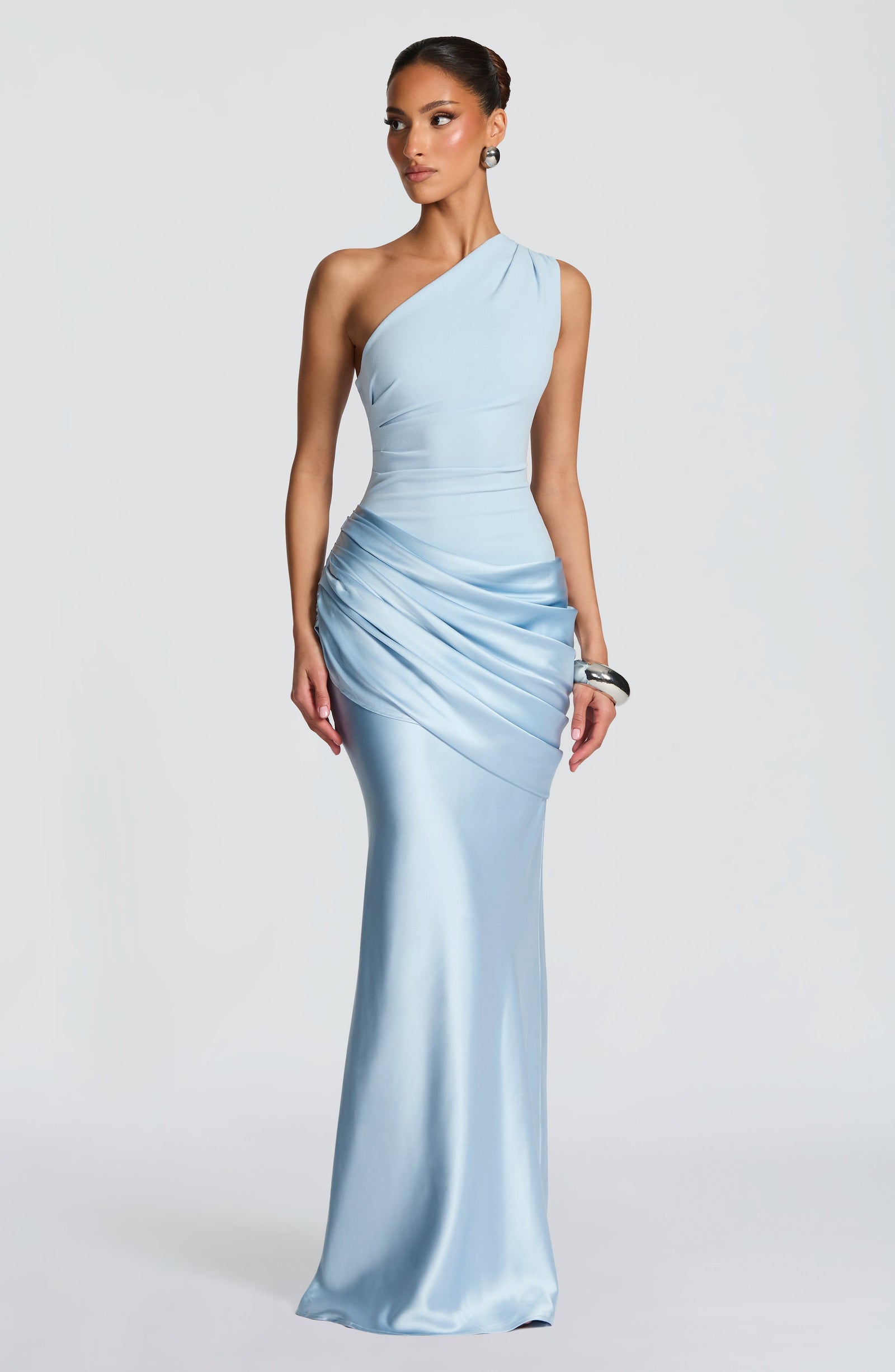 Ophelia | Robe Maxi Asymétrique pour Invitée de Mariage