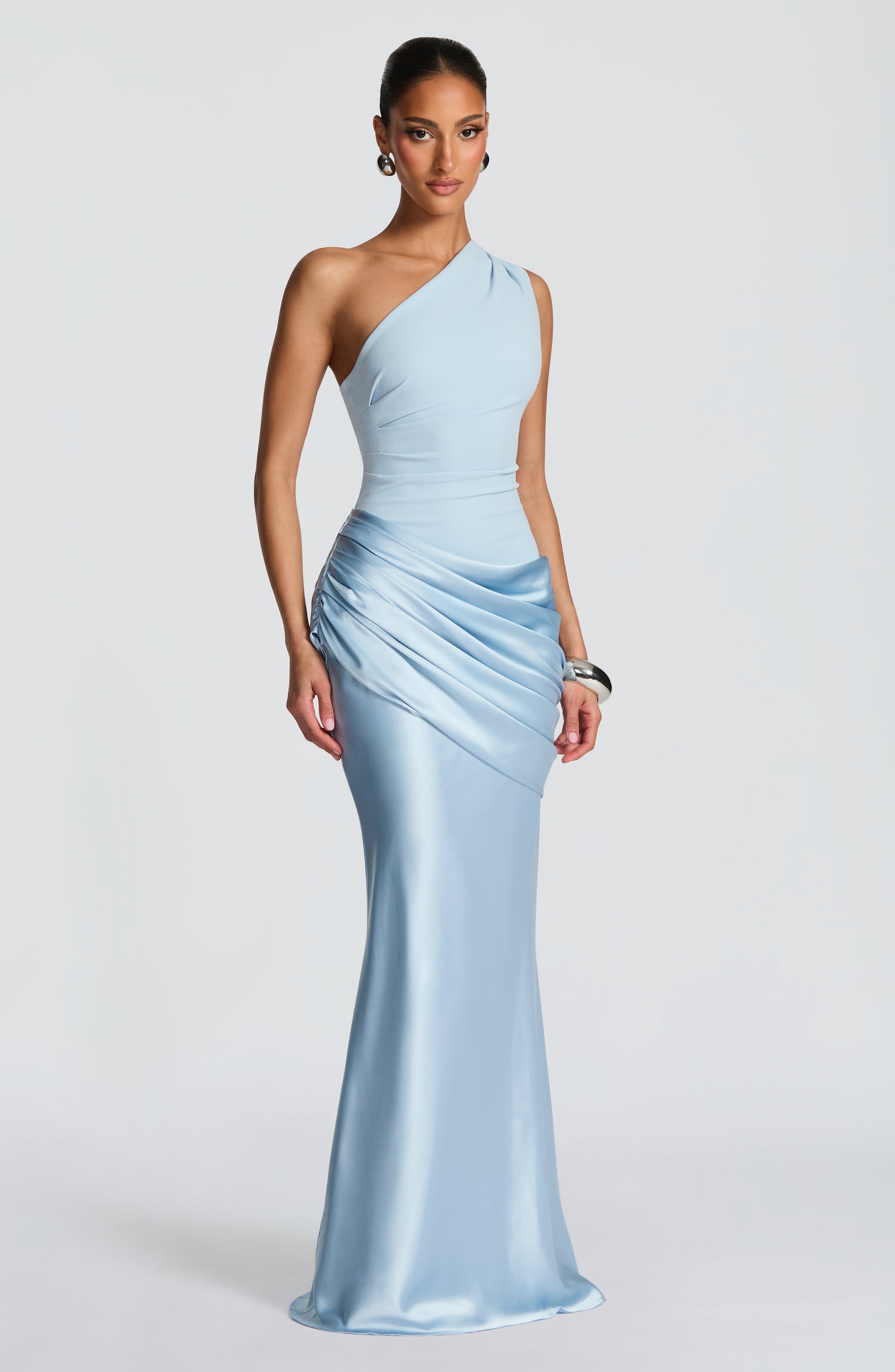 Ophelia | Robe Maxi Asymétrique pour Invitée de Mariage