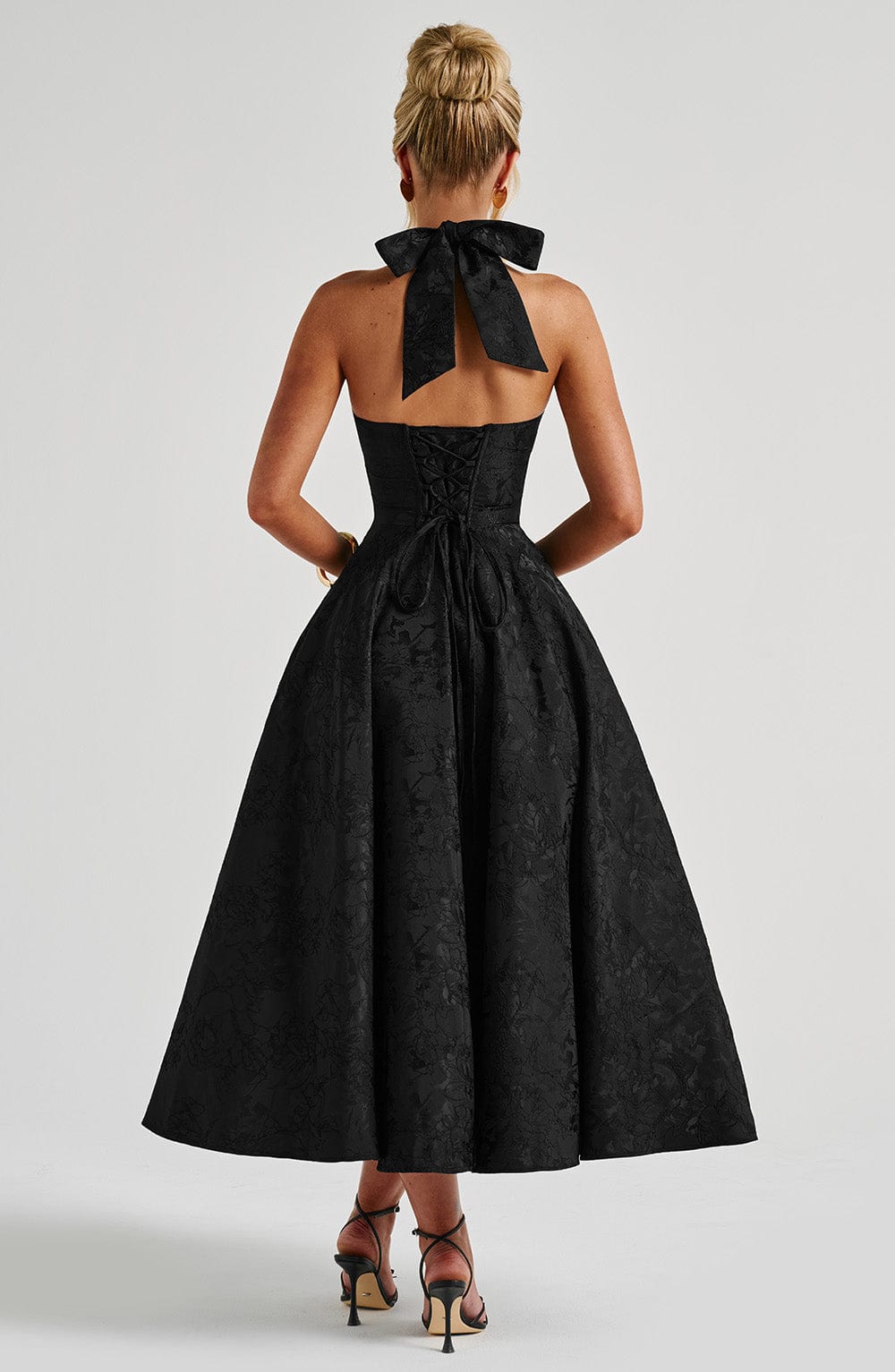 Rosalie | Robe Midi dos Nu Chic de Mariage pour Femme