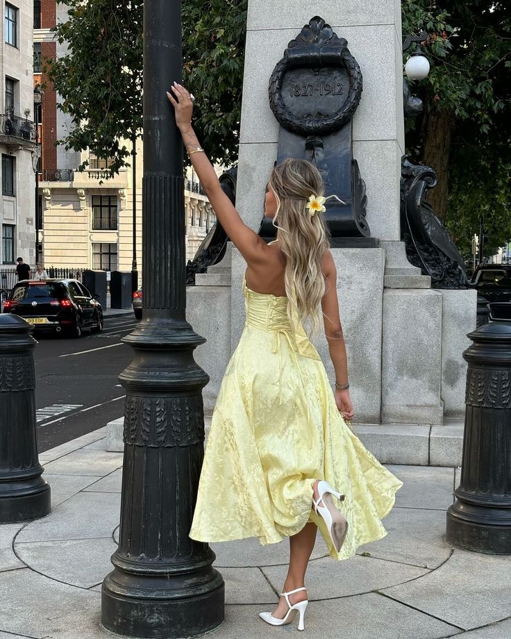 Rosalie | Robe Midi dos Nu Chic de Mariage pour Femme
