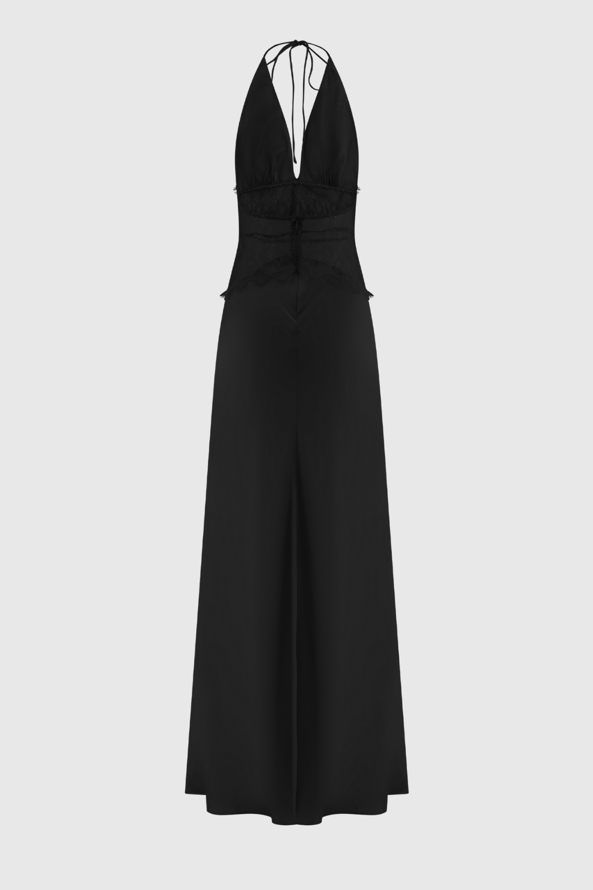 Selene | Robe Maxi en Dentelle à Décolleté Plongeant et dos Nu pour Femme