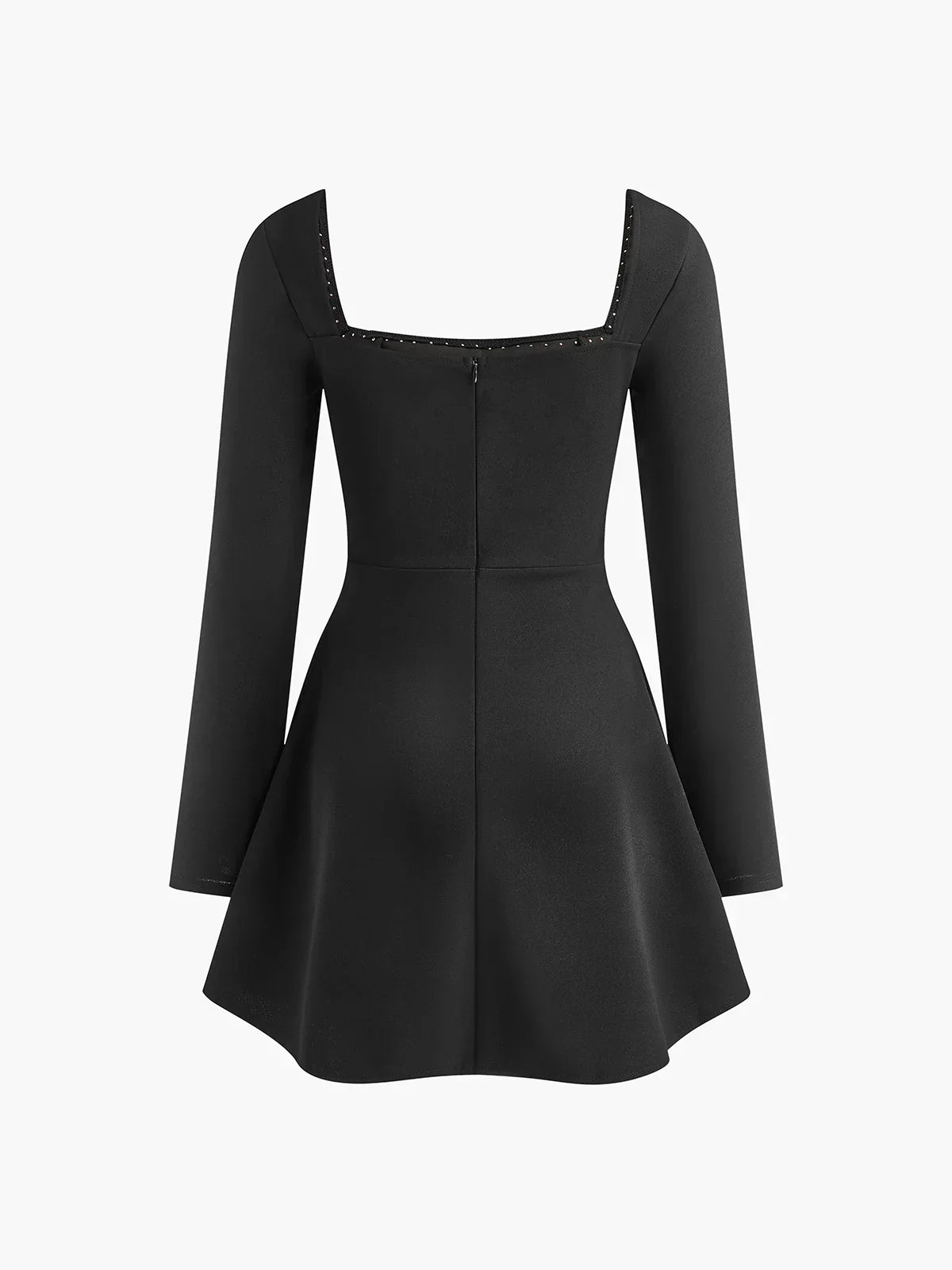Frankie | Mini-Robe de Soirée à Manches Longues Avec Détails Perlés pour Femmes