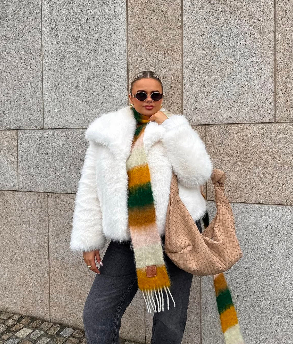 Ava | Manteau Oversize en Fausse Fourrure pour Femme