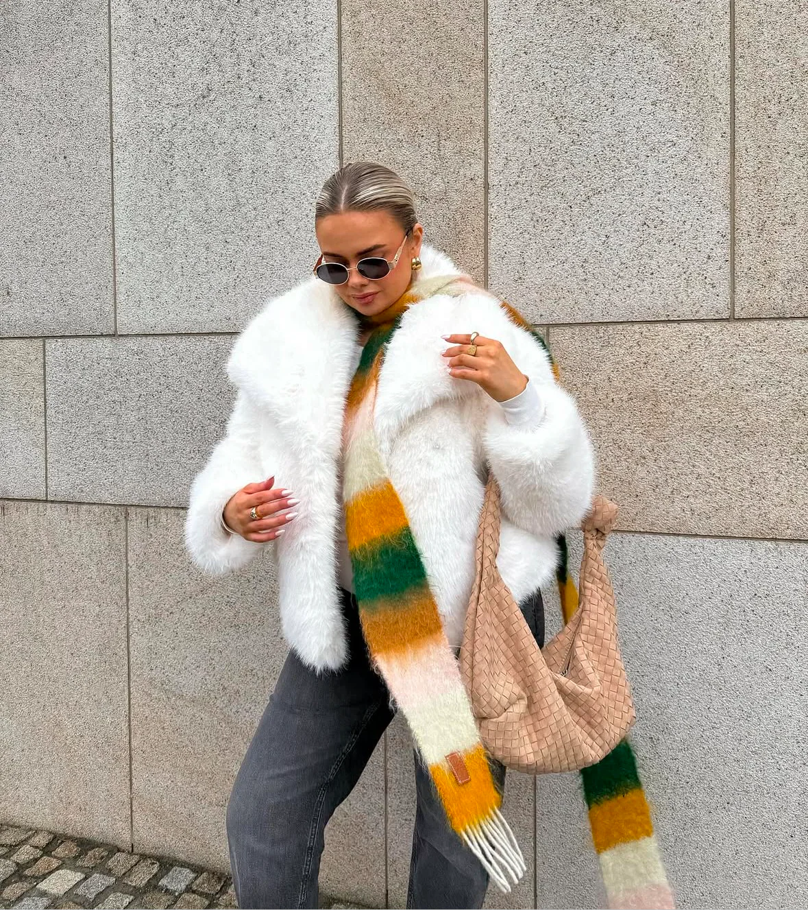 Ava | Manteau Oversize en Fausse Fourrure pour Femme