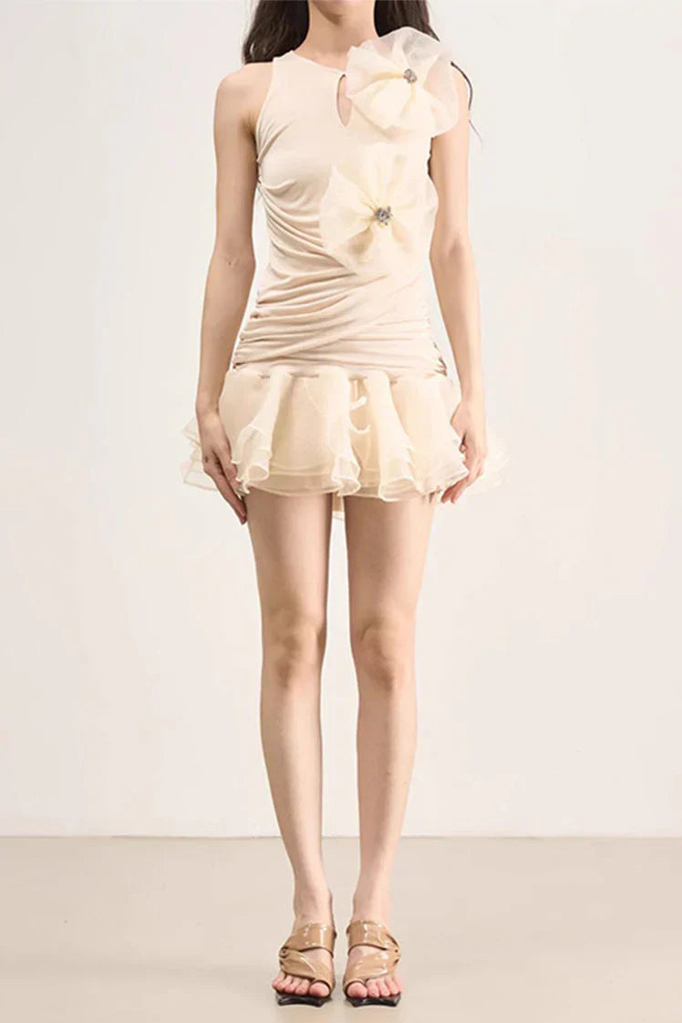 Ayleen | Mini Robe de Cocktail Sans Manches pour Femme