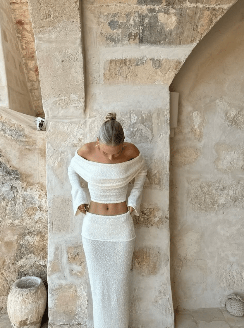 Azaria | Ensemble Deux Pièces Texturé pour Vacances D'Été pour Femme