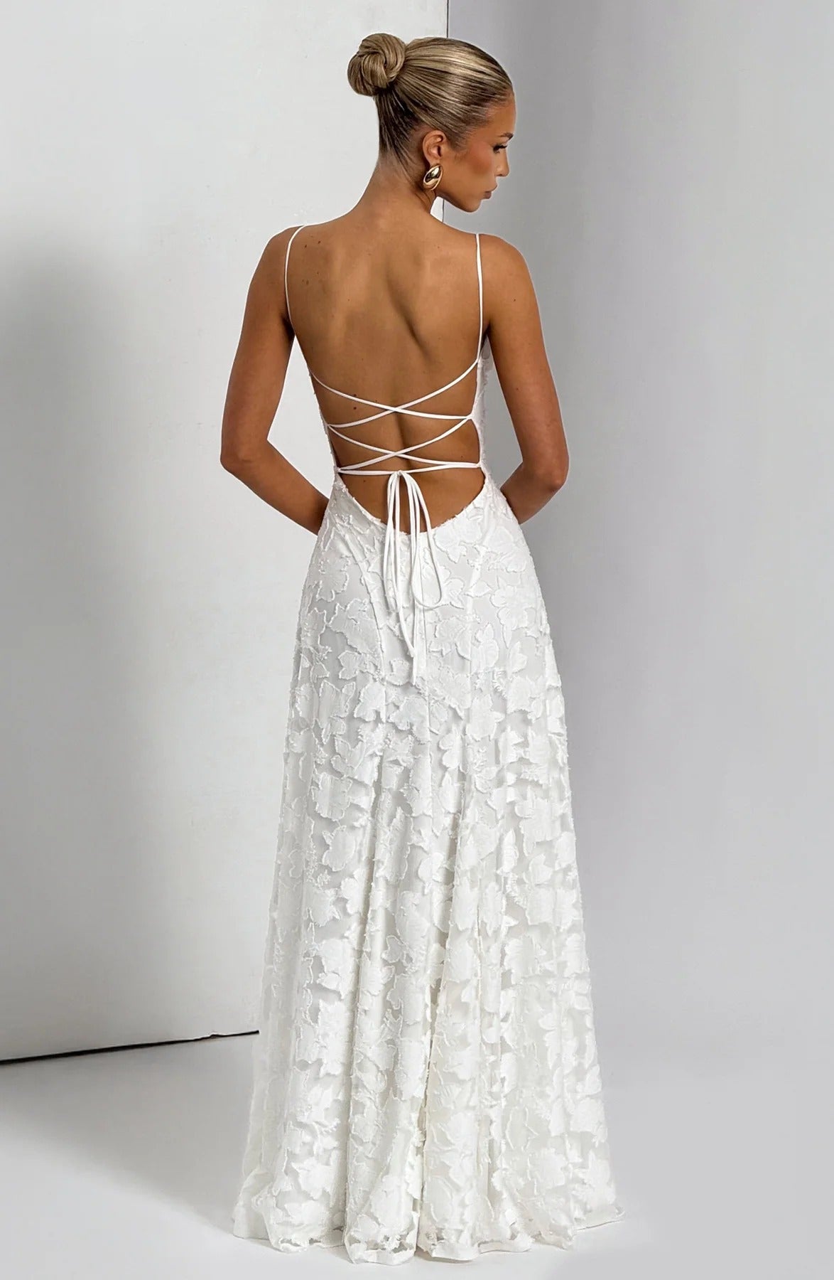 Briar | Robe Longue Florale Sans Manches pour Invitée de Mariage