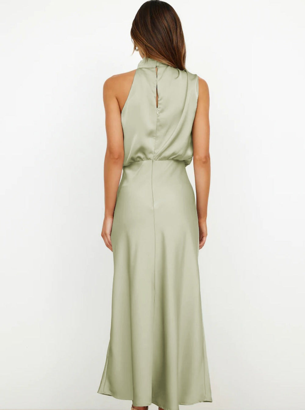 Briony | Robe Longue Élégante à dos Nu pour Invitée de Mariage