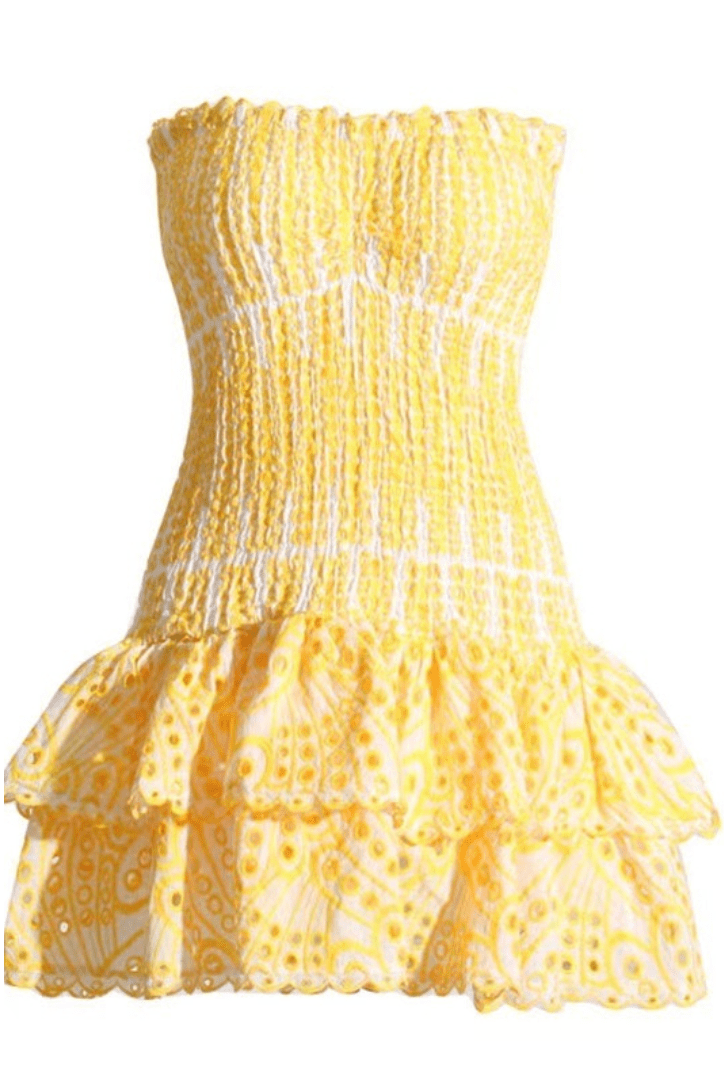 Danica | Robe D'Été Courte de Vacances à Volants pour Femme