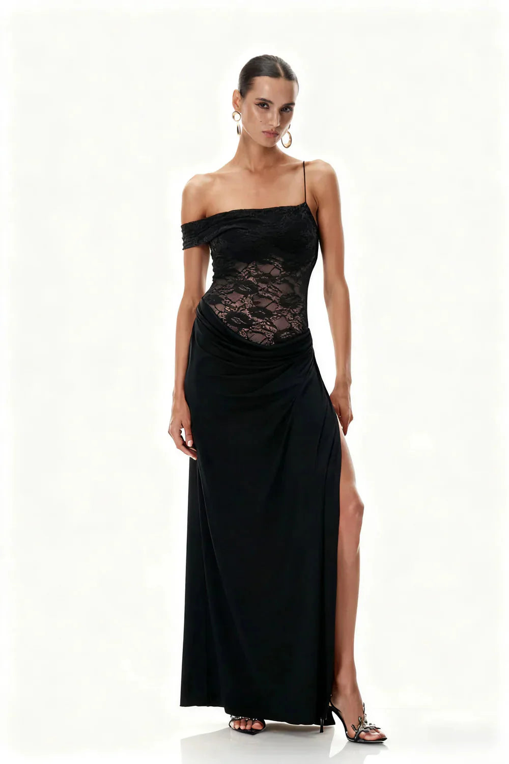 Emily | Robe D'Été Longue et Élégante en Dentelle pour Femme