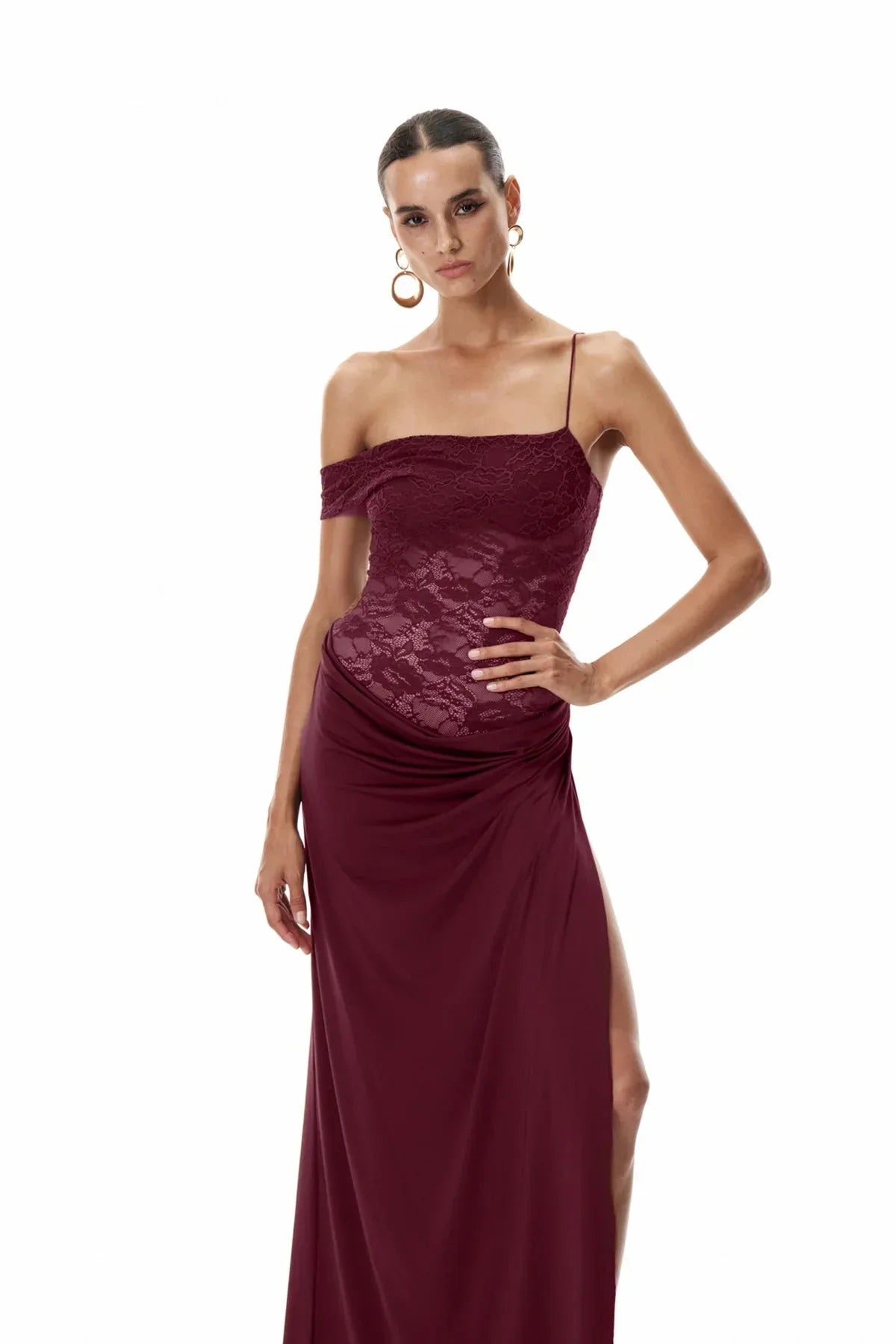 Emily | Robe D'Été Longue et Élégante en Dentelle pour Femme