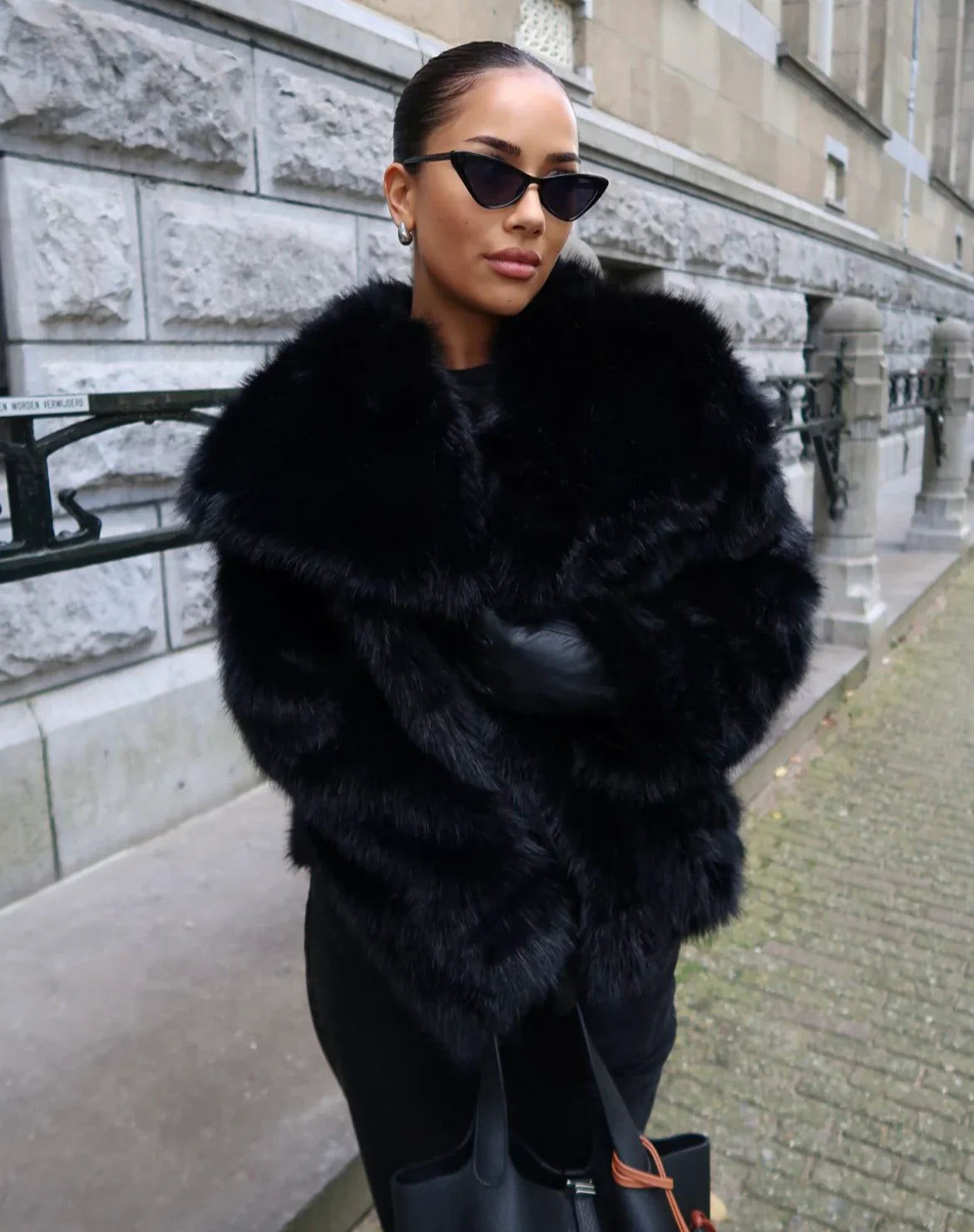 Isabella | Manteau Oversize en Fausse Fourrure pour Femme
