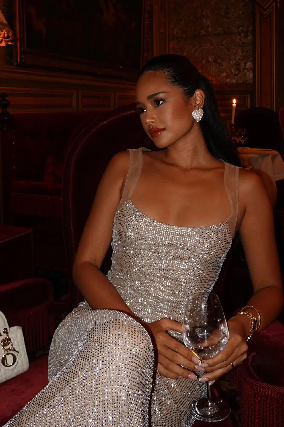 Jessica | Robe de Bal Maxi à Sequins Éclatants pour Femmes