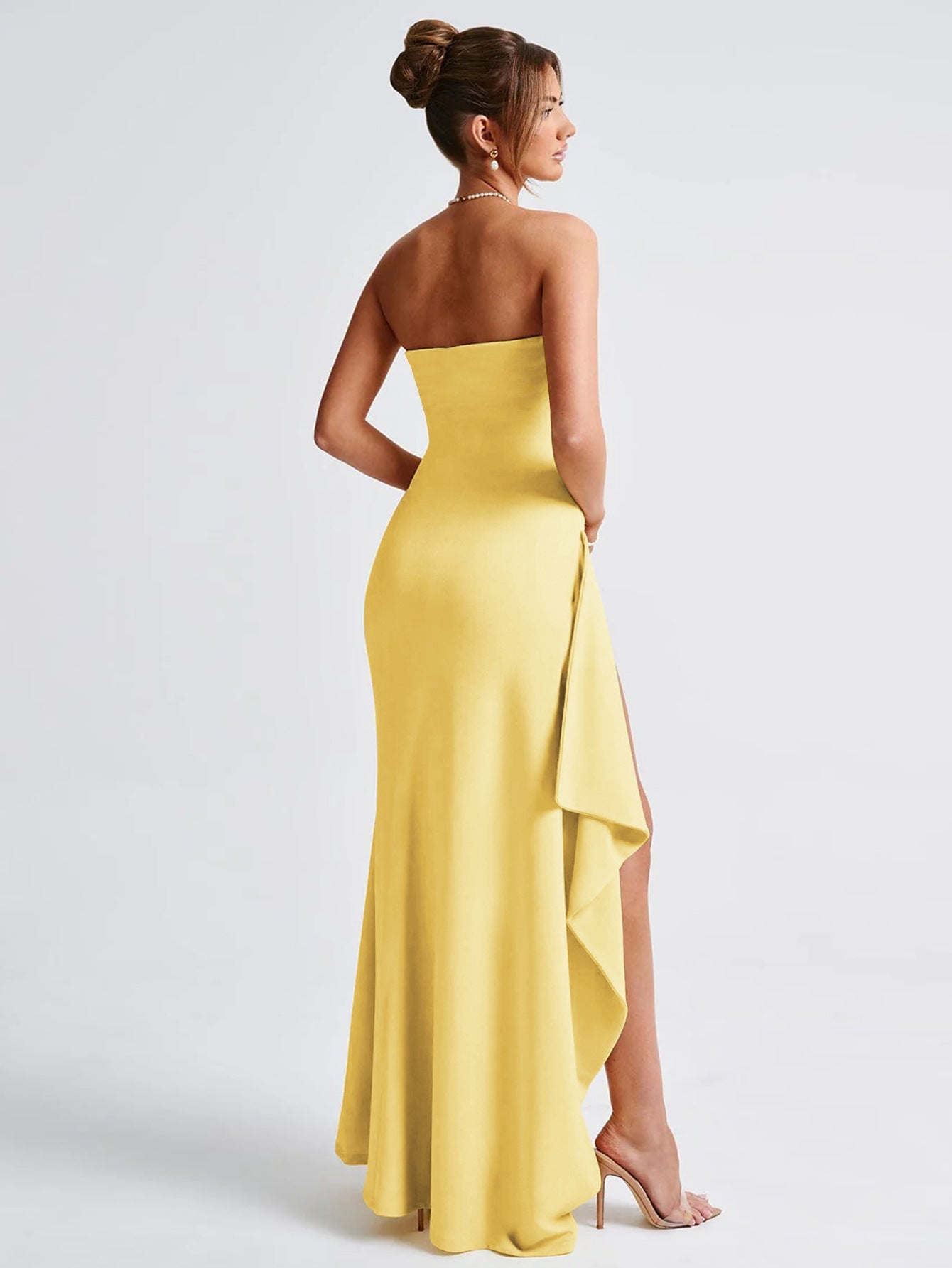 Kristin | Robe de Bal Longue Bustier Fendue pour Femme