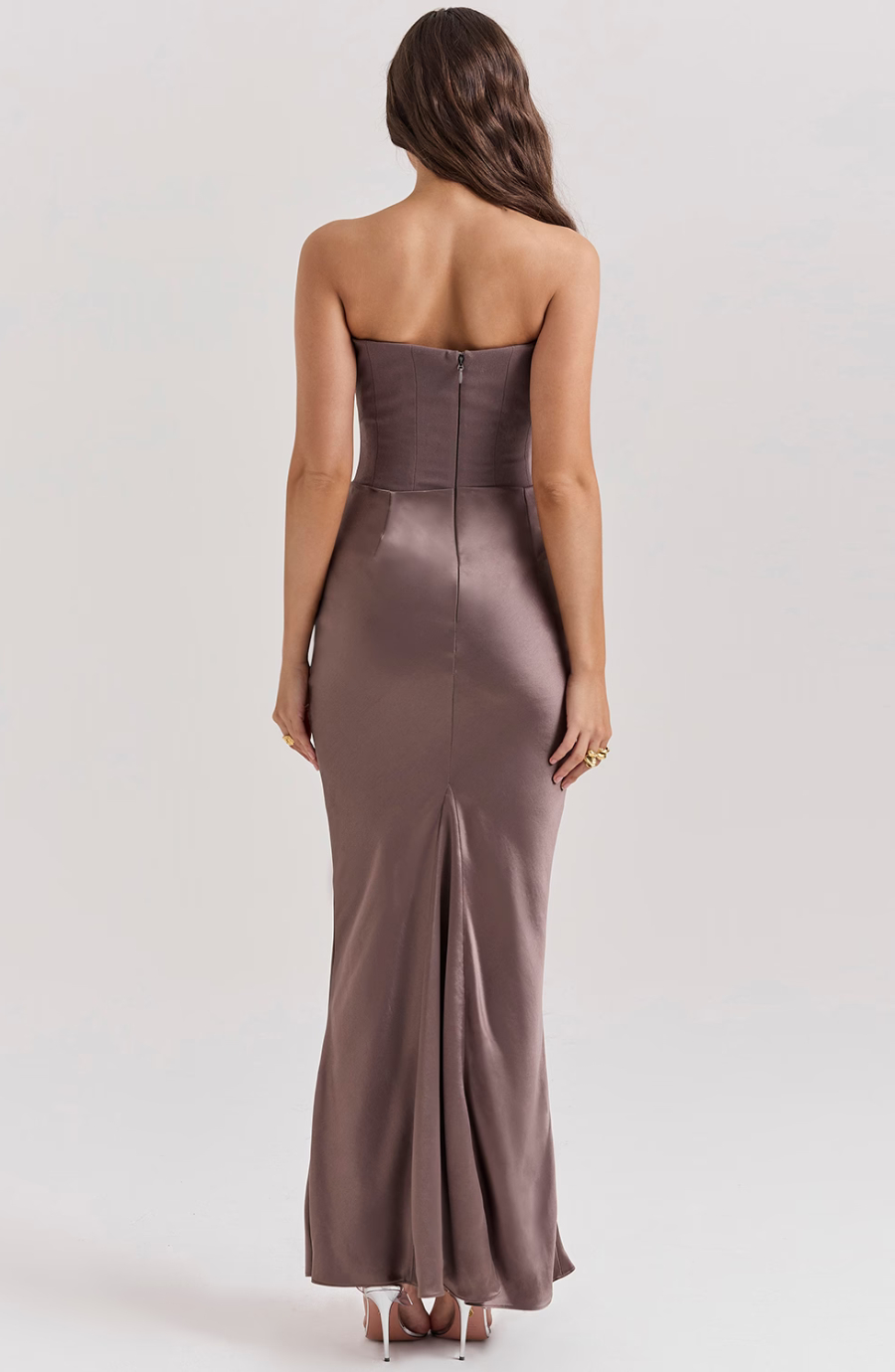 Maisy | Robe Maxi Bustier Style Corset pour Invitée de Mariage