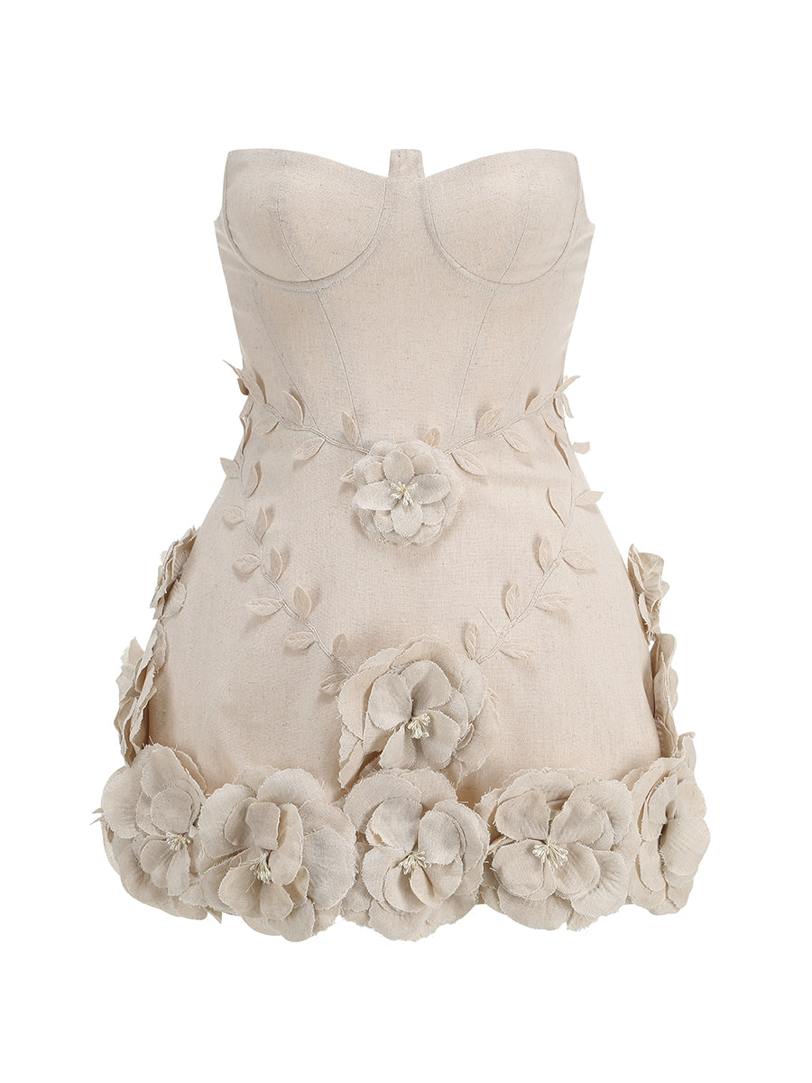 Monroe | Robe de Cocktail Courte Bustier Corset pour Femme