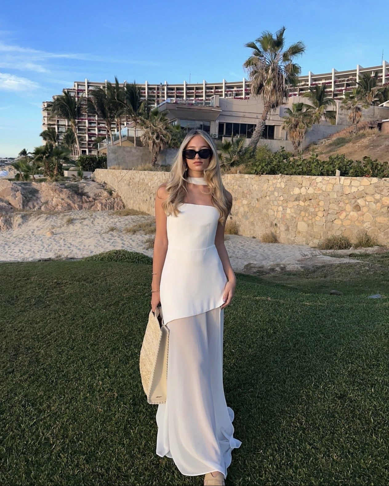 Noella | Robe Longue Bustier Avec Écharpe pour Invitée de Mariage