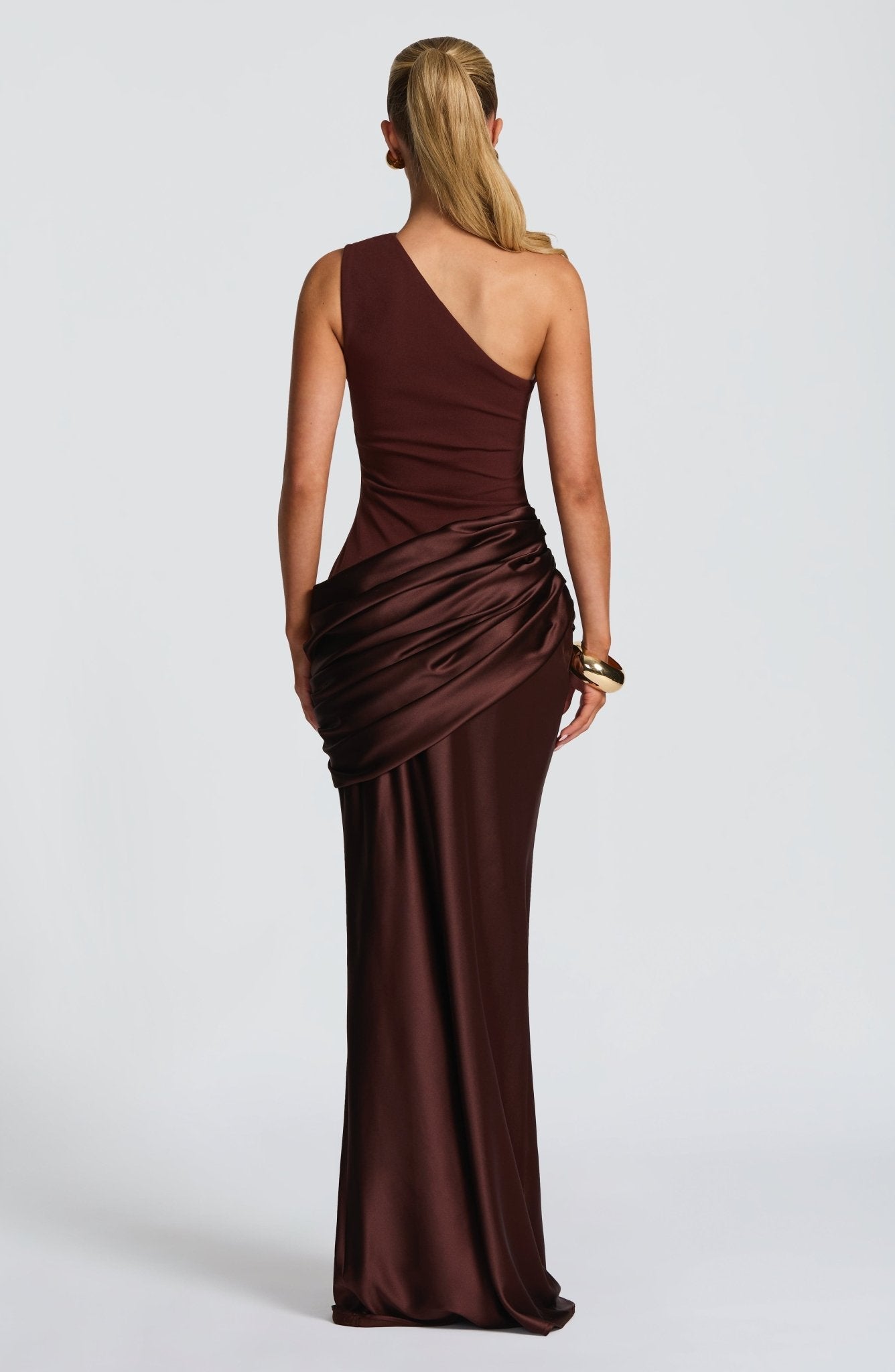 Ophelia | Robe Maxi Asymétrique pour Invitée de Mariage