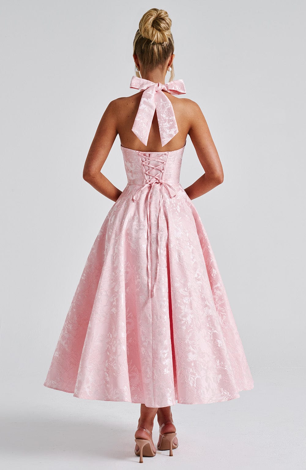Rosalie | Robe Midi dos Nu Chic de Mariage pour Femme