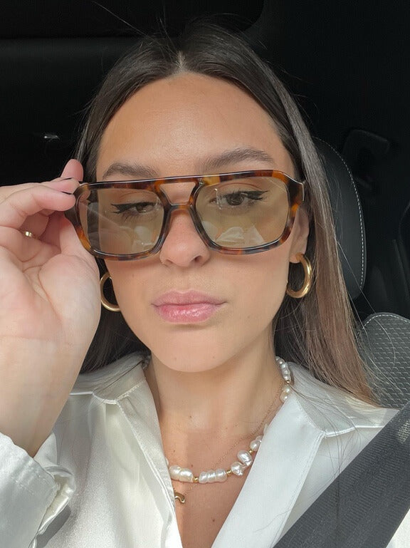 Zaniyah | Lunettes de Soleil Teintées Cannelle pour Femmes