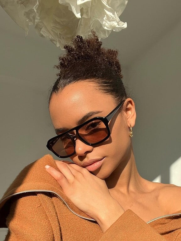 Zaniyah | Lunettes de Soleil Teintées Cannelle pour Femmes