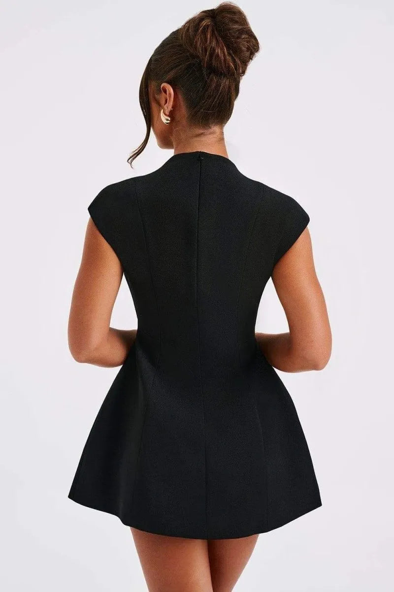 Benthe | Robe Mini Élégante Avec Décolleté en V Profond pour Femmes