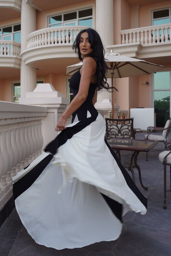 Lovie | Robe Longue Élégante pour Invitée de Mariage Sans Manches pour Femme