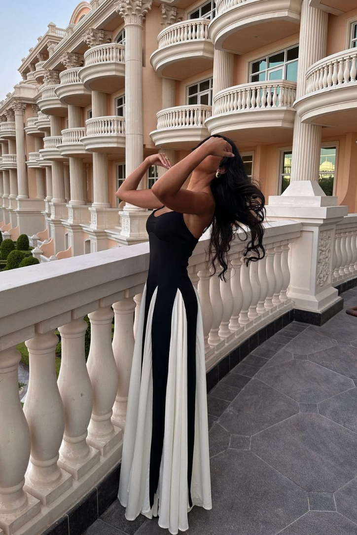 Lovie | Robe D'Invité de Mariage Maxi Élégante Sans Manches pour Femme