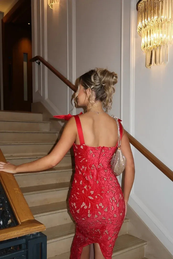 Megan | Robe Longue Fleurie Sans Manches pour Fête